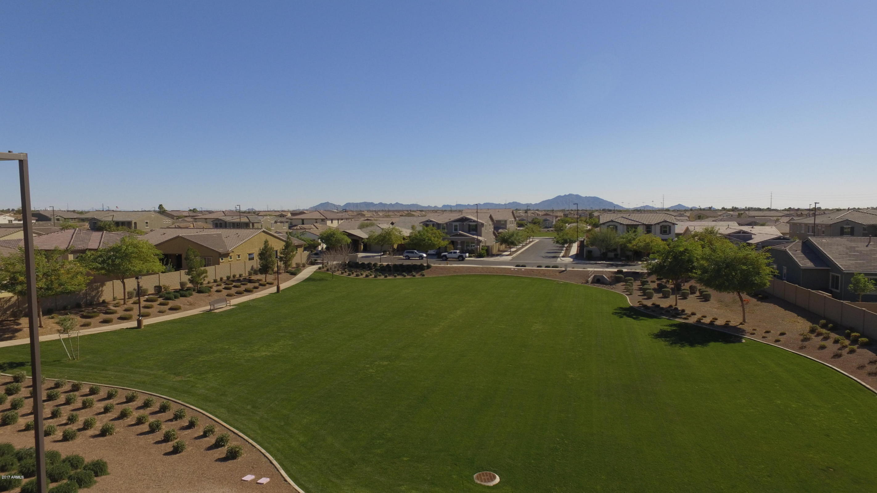 3515 East Ivanhoe Street Gilbert, AZ 85295 - Photo 44 of 49 an aerial view of a house with a yard