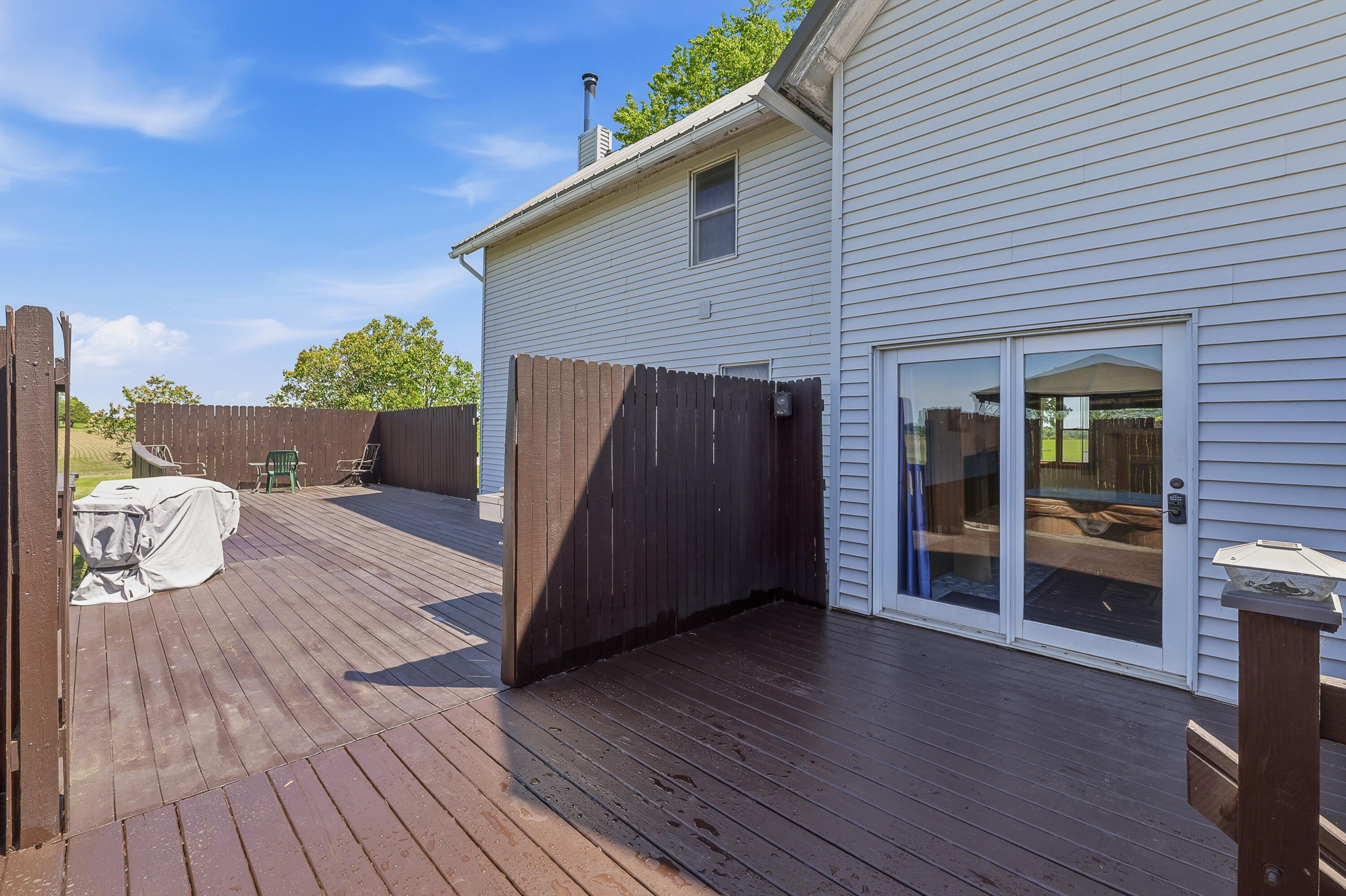 N9306 Highway 42 Herman, WI 53015 - Photo 29 of 43 Deck from hot tub