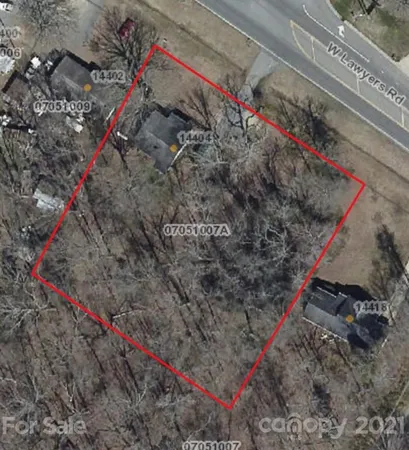 a bird view of a house