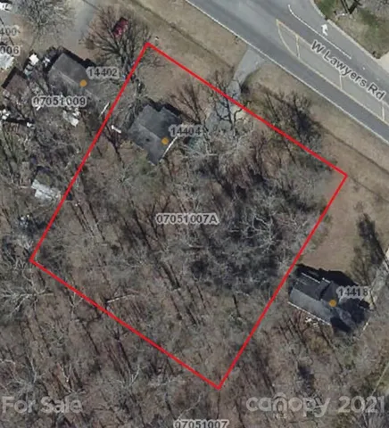 a bird view of a house