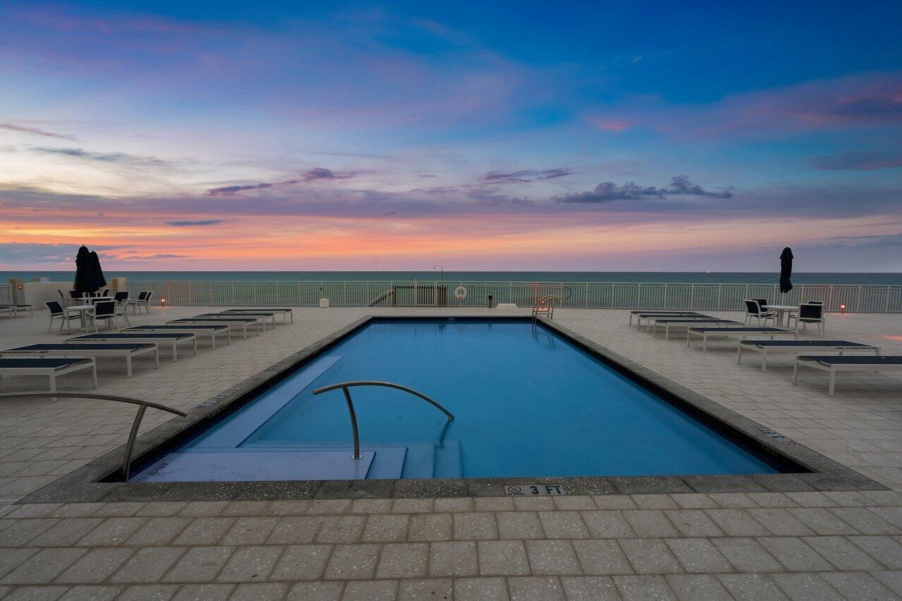 4511 South Ocean Boulevard, Unit 106 Highland Beach, FL 33487 - Photo 34 of 37 a view of outdoor space with swimming pool