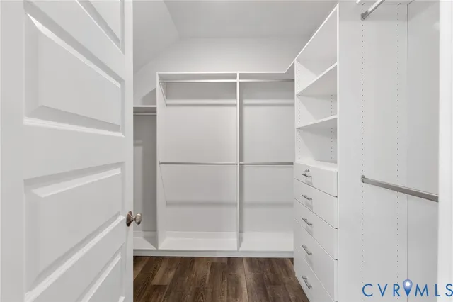 a view of walk in closet