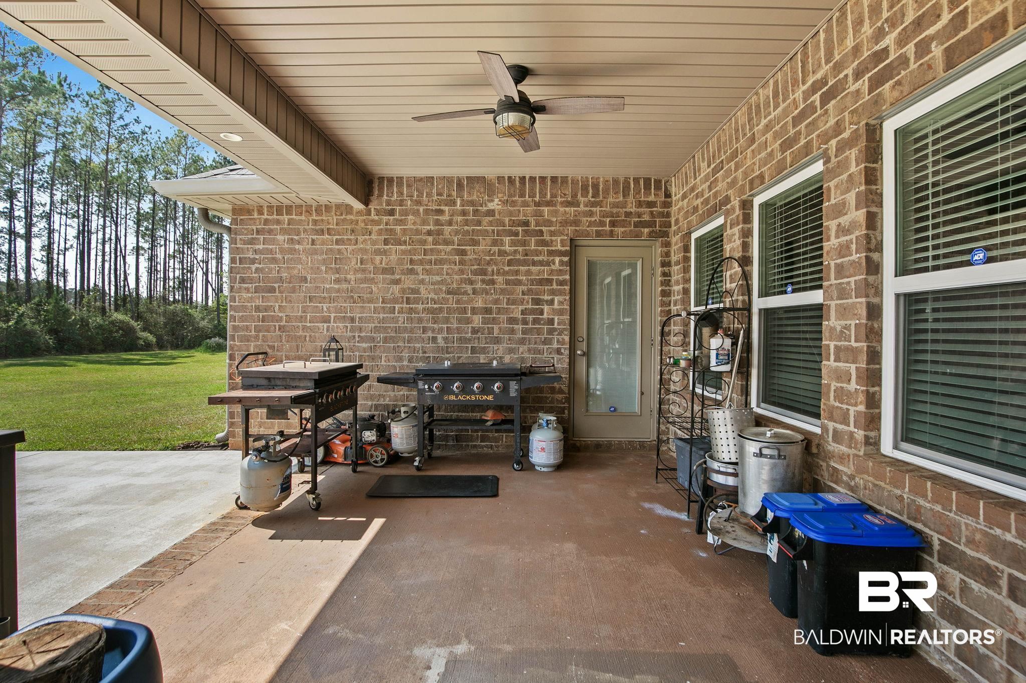 12750 B Jenkins Pit Road Daphne, AL 36527 - Photo 54 of 89 View of patio / terrace featuring ceiling fan
