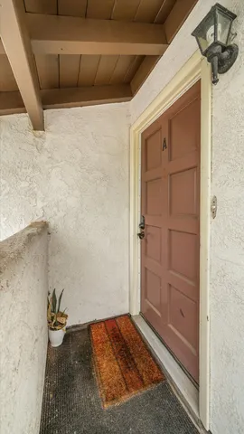 a house view with a outdoor space