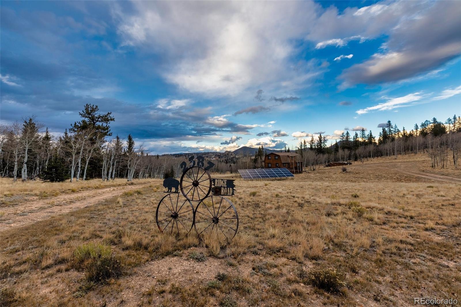 2387 Buffalo Ridge Road Como, CO 80456 - Photo 31 of 50 a view of a backyard of the house
