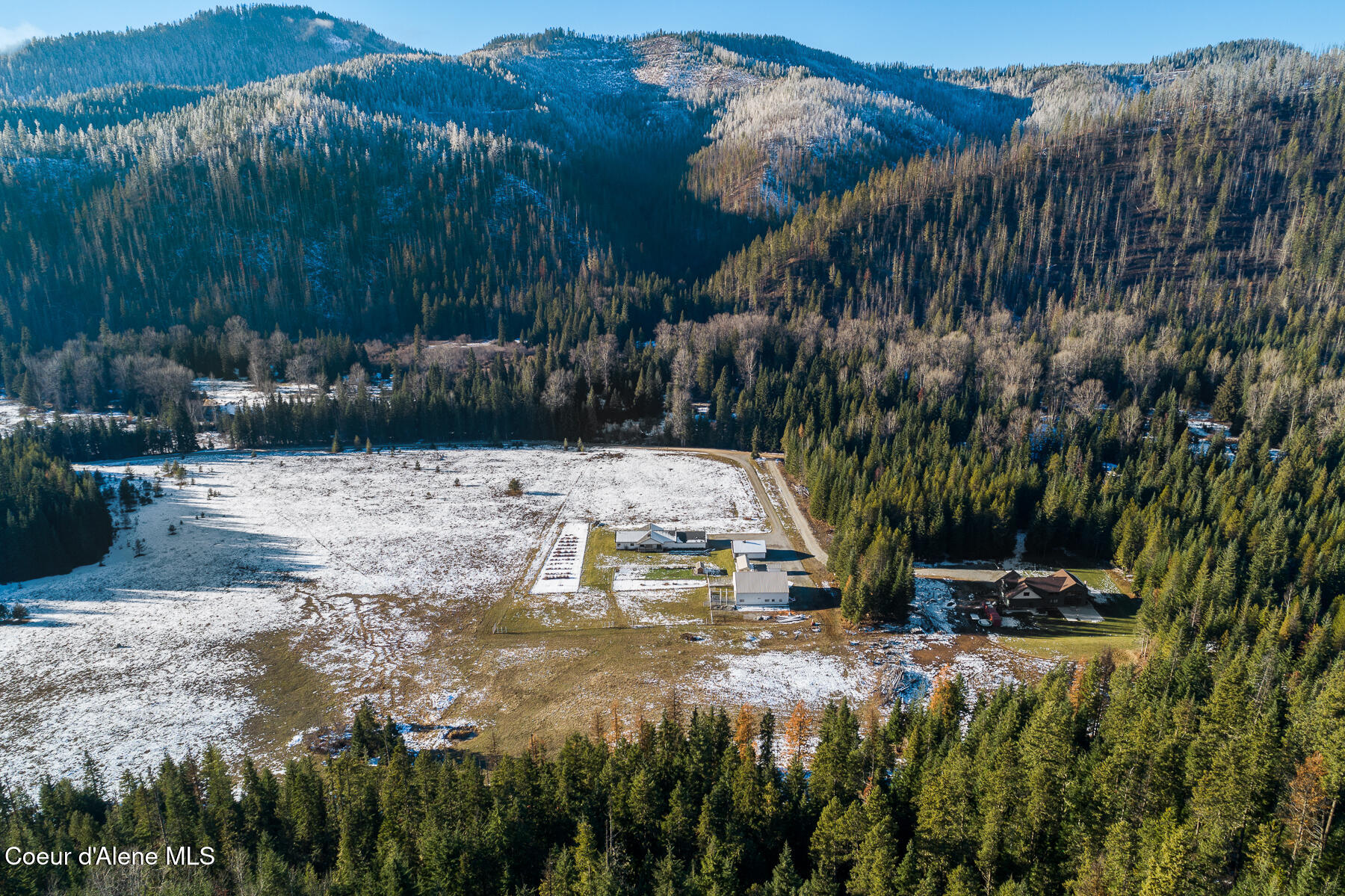 828 West Fork Eagle Creek Road Wallace, ID 83873 - Photo 45 of 65 Aerial_828WForkEagleCreekRd-8
