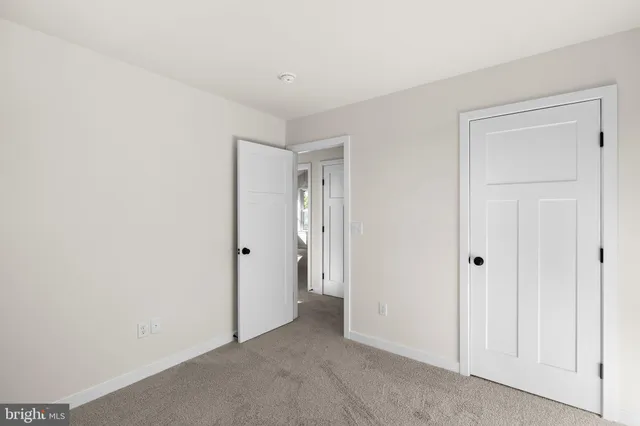 a view of an empty room