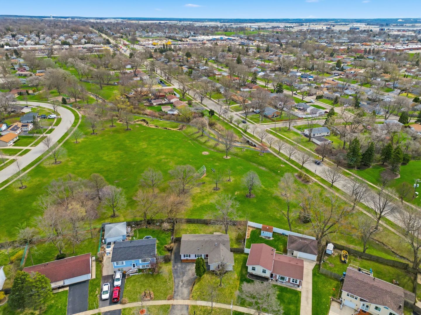 221 Davis Lane Bolingbrook, IL 60440 - Photo 21 of 24 an aerial view of residential houses with outdoor space