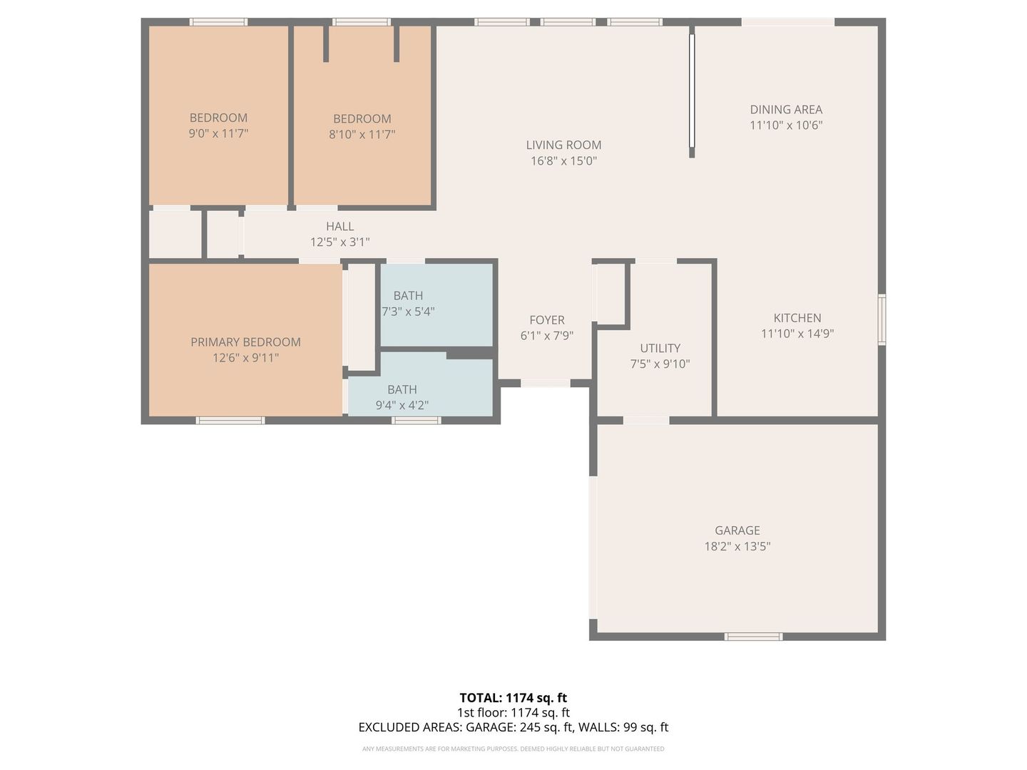 221 Davis Lane Bolingbrook, IL 60440 - Photo 24 of 24 a picture of a floor plan
