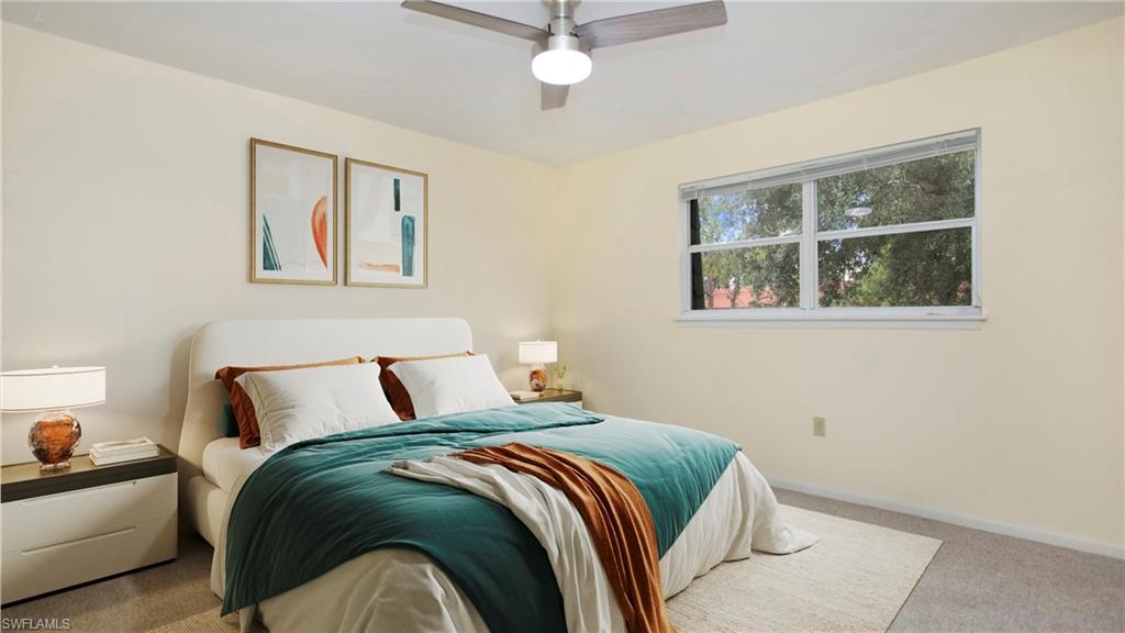 600 Valley Stream Drive, Unit C1 Naples, FL 34113 - Photo 17 of 44 VIRTUALLY STAGED Primary Bedroom