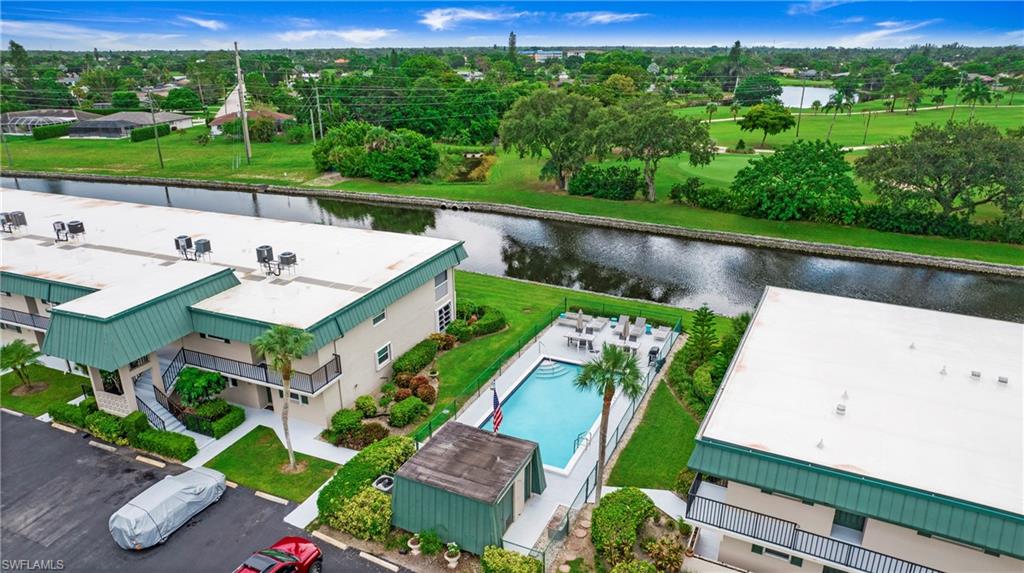 600 Valley Stream Drive, Unit C1 Naples, FL 34113 - Photo 42 of 44 Drone / aerial view of a large body of water