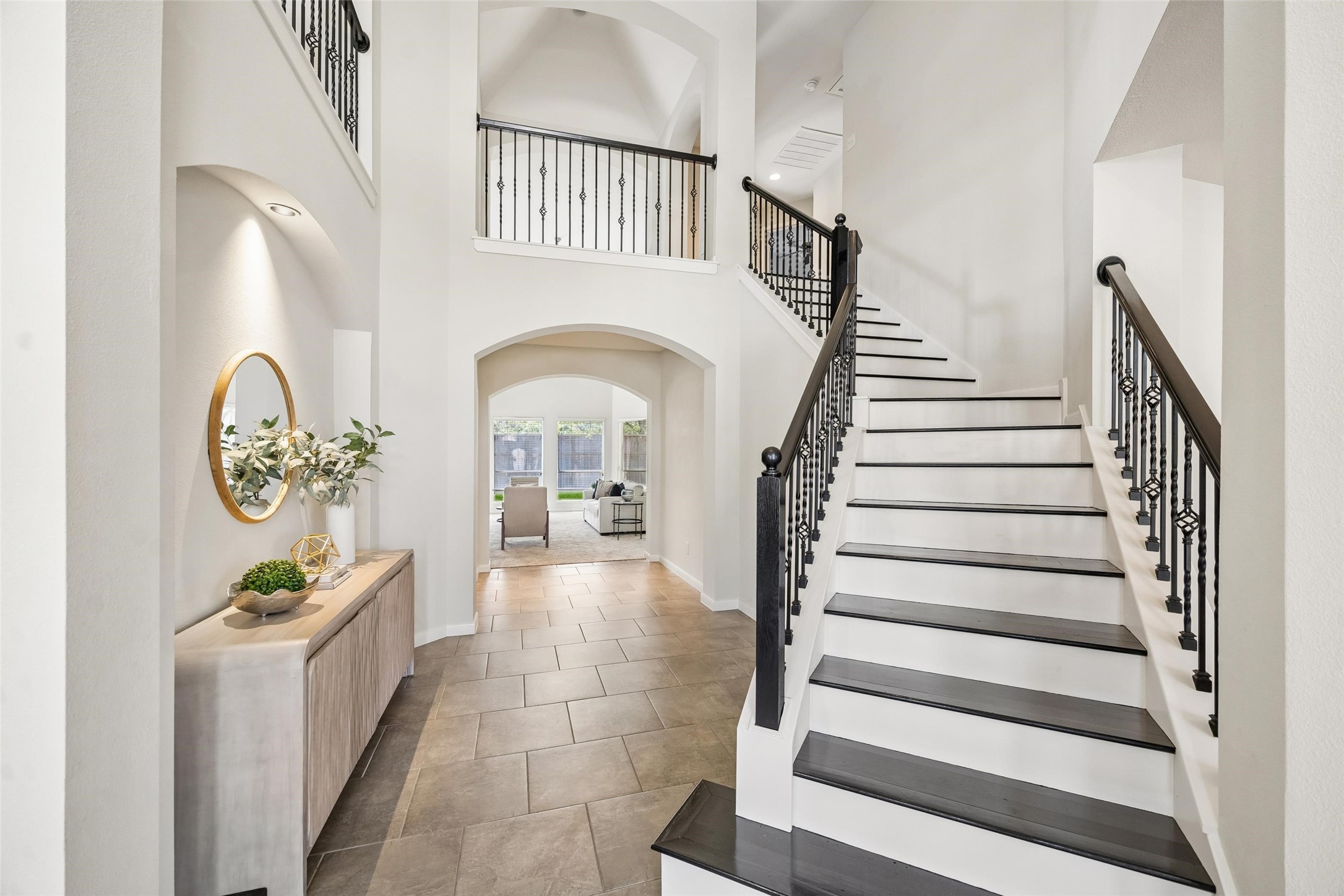 Inviting foyer upon entrance of home.