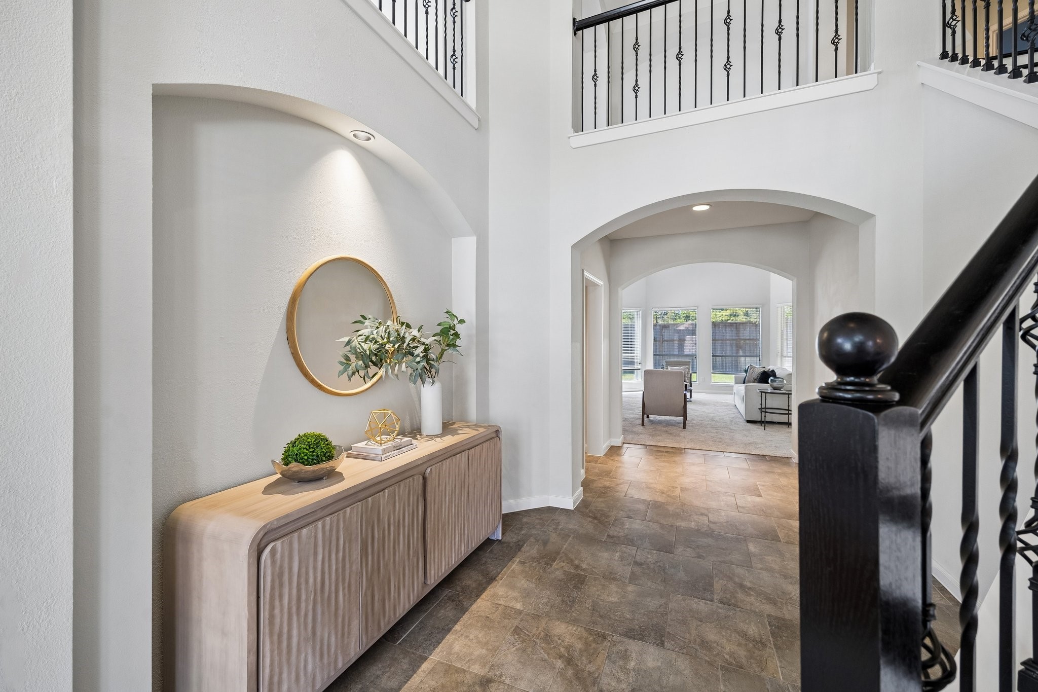 25827 Austin Springs Spring, TX 77373 - Photo 7 of 34 Gorgeous entryway leading into the main living room.