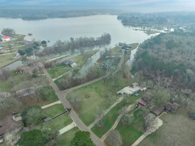 a aerial view of a houses