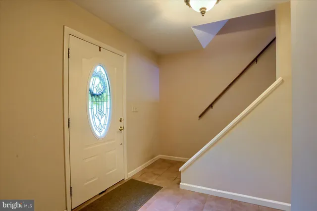 a view of a hallway with window