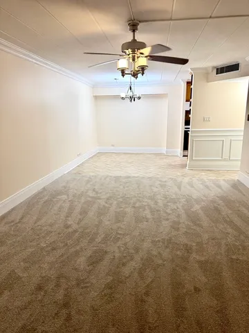 a view of empty room