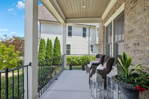 a outdoor living space with furniture