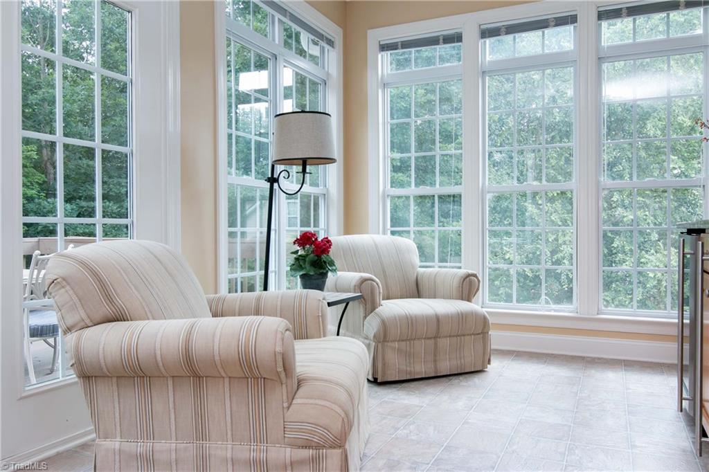 8412 Chartwell Drive Oak Ridge, NC 27310 - Photo 12 of 30 The bright windows in the breakfast room is a wonderful place to enjoy your morning coffee