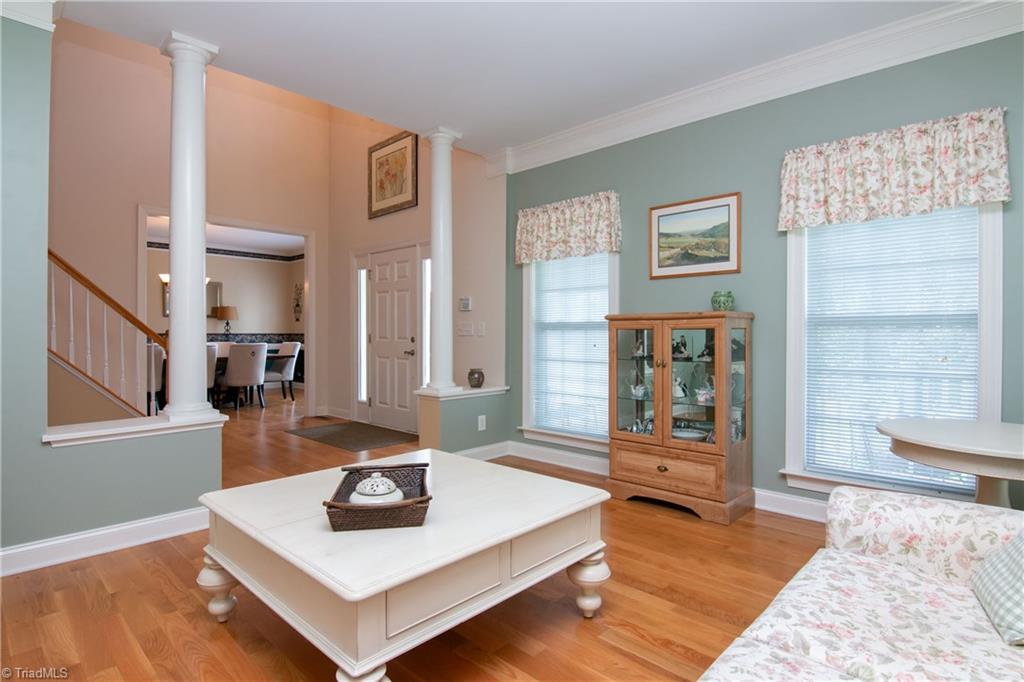8412 Chartwell Drive Oak Ridge, NC 27310 - Photo 3 of 30 Beautiful trim and details throughout in the formal living room