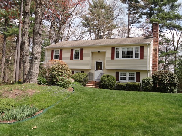 17 Michael Road Maynard, MA 01754 - Photo 1 of 20 a front view of a house with a yard and trees