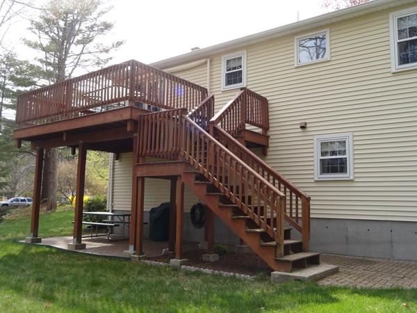 17 Michael Road Maynard, MA 01754 - Photo 17 of 20 a view of a house with a yard and stairs