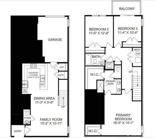 a view of a building with a street