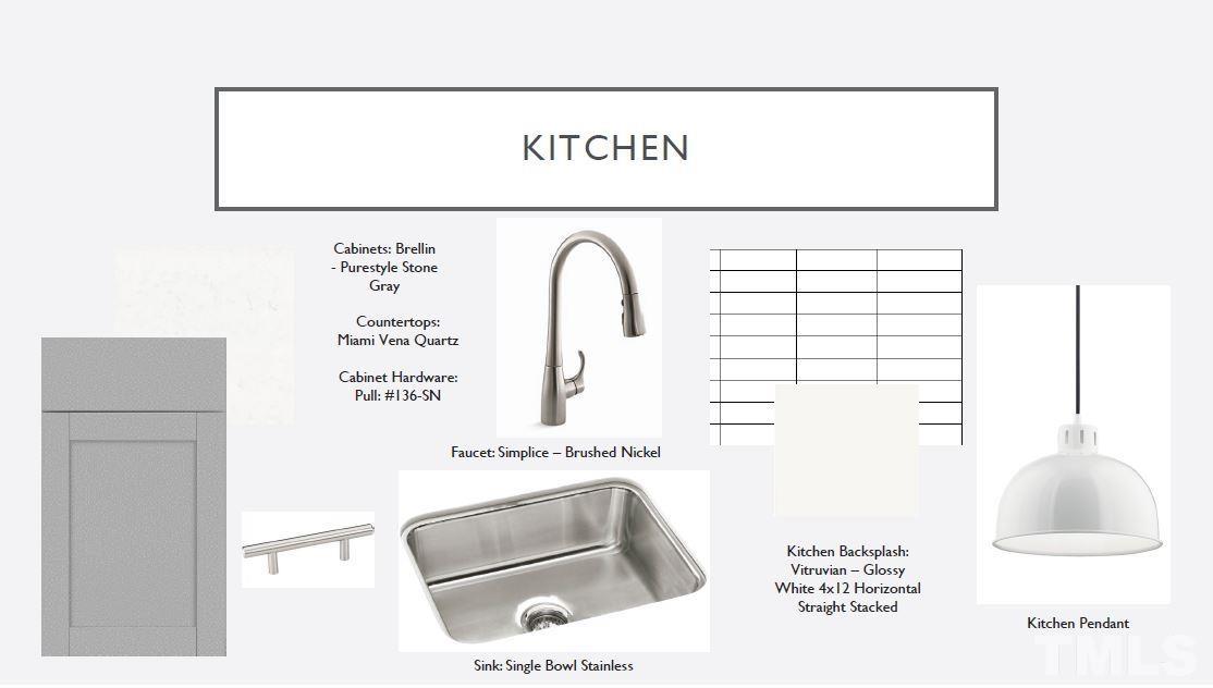 415 Wait Avenue, Unit 100 TESSA Wake Forest, NC 27587 - Photo 23 of 29 a picture of a bench in a kitchen