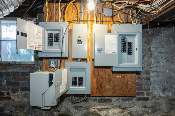 a view of storage and utility room