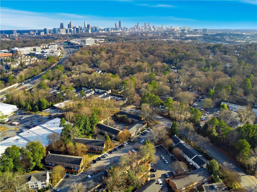 1101 Collier Road Northwest, Unit Q6 Atlanta, GA 30318 - Photo 16 of 20 an aerial view of a city