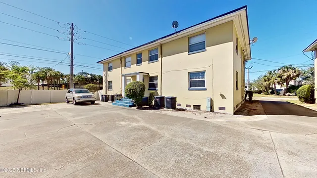 a view of a terrace with chairs