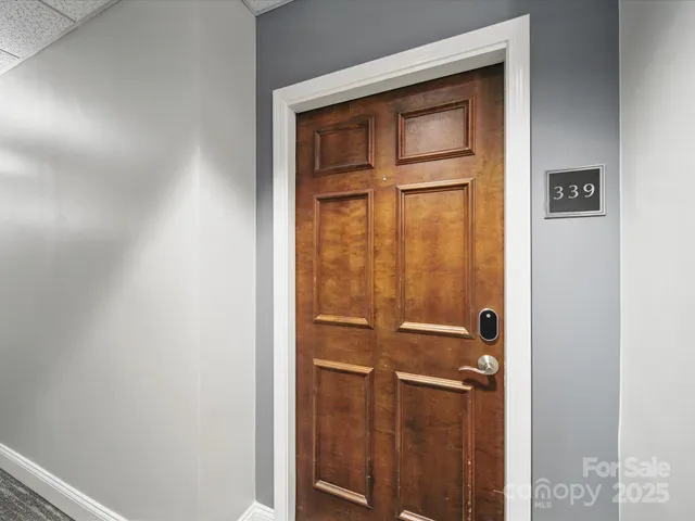 a close view of closet