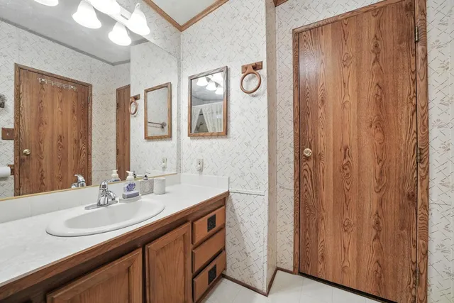 a view of porch with seating space