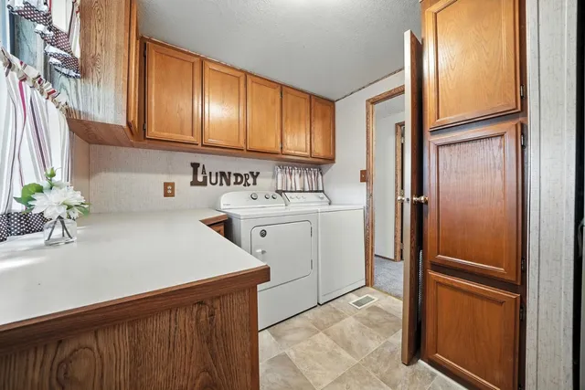 a backyard of a house with shaded area