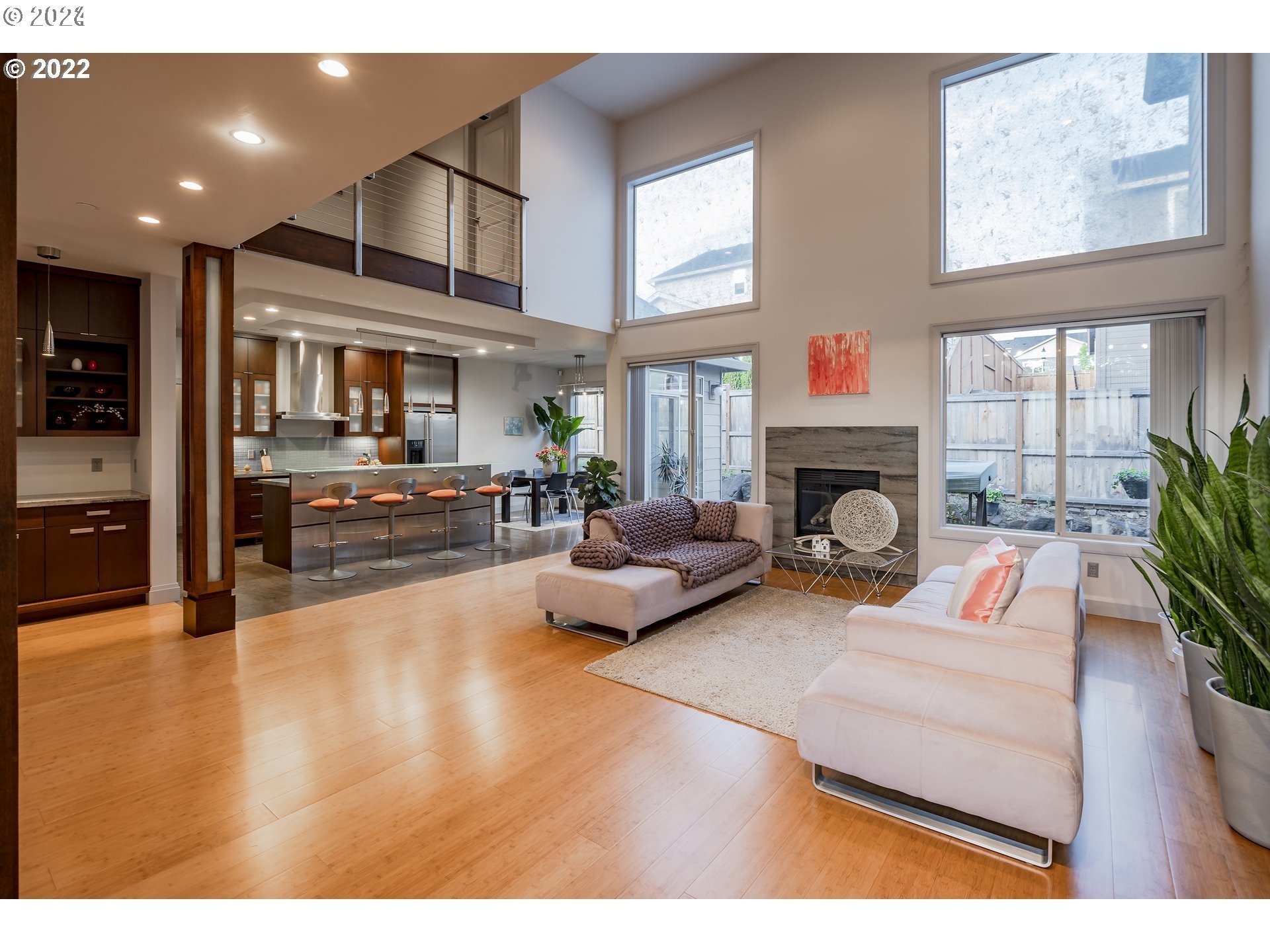 3516 Northeast Ione Street Camas, WA 98607 - Photo 5 of 29 a living room with furniture and a fireplace