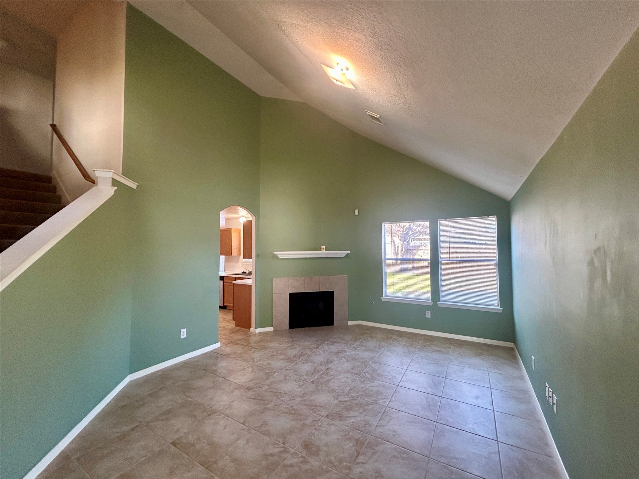 19718 River Pointe Lane Katy, TX 77449 - Photo 7 of 36 a view of a livingroom with a fireplace and window