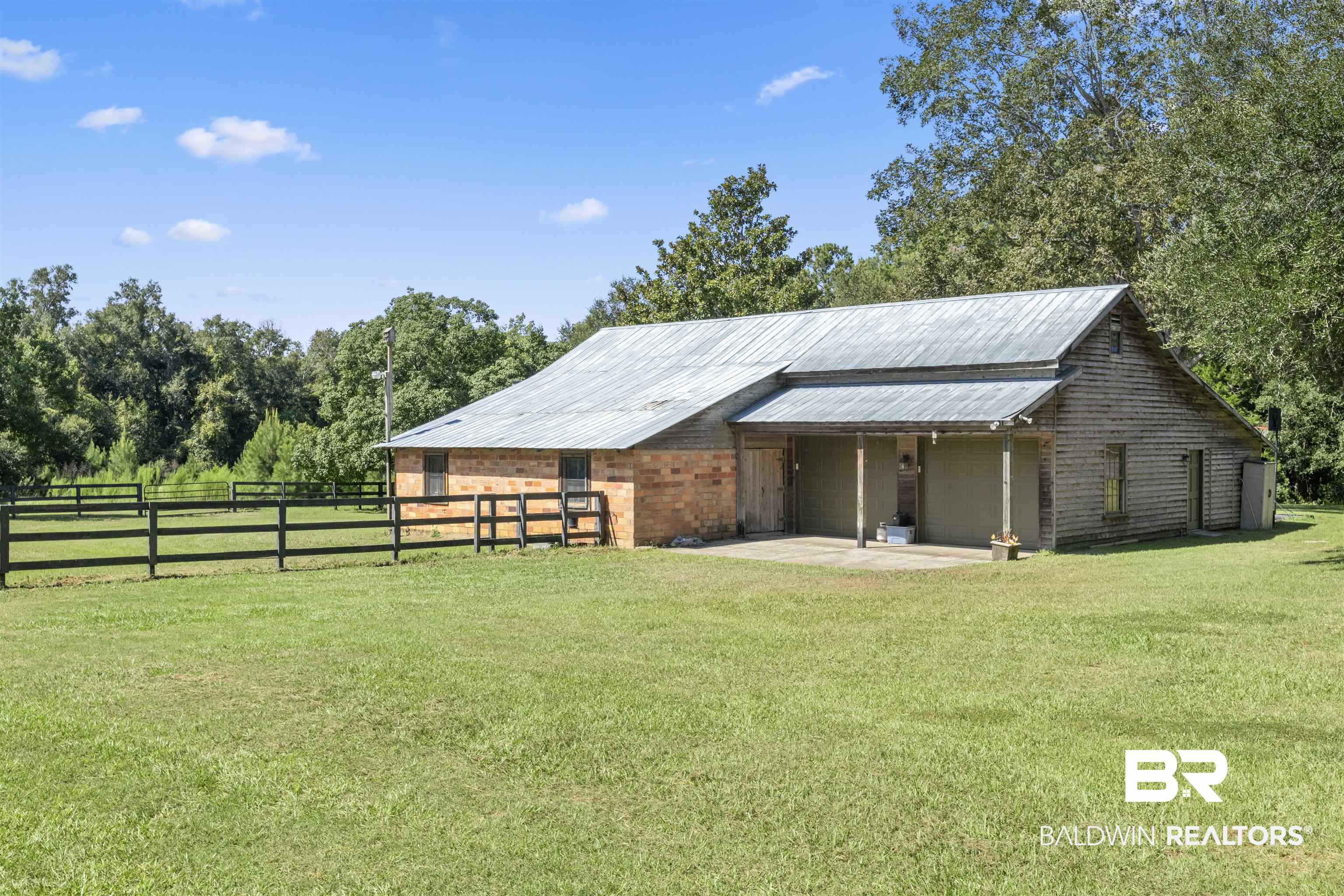 15100 Vasko Road Silverhill, AL 36576 - Photo 33 of 51 Clay City Tile barn, two horse stalls, pastures and attached garage with workshop.