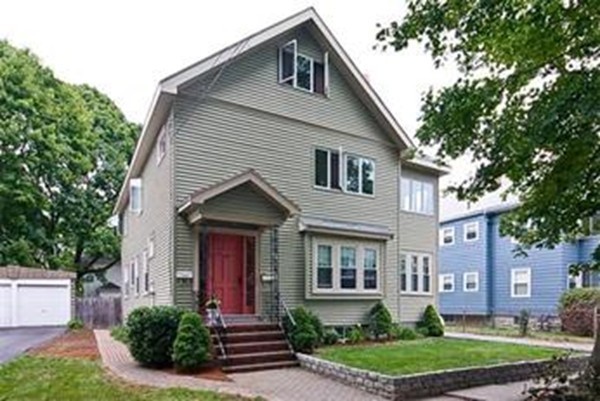 54 Chester Road, Unit 1 Belmont, MA 02478 - Photo 10 of 11 front view of a house with a yard