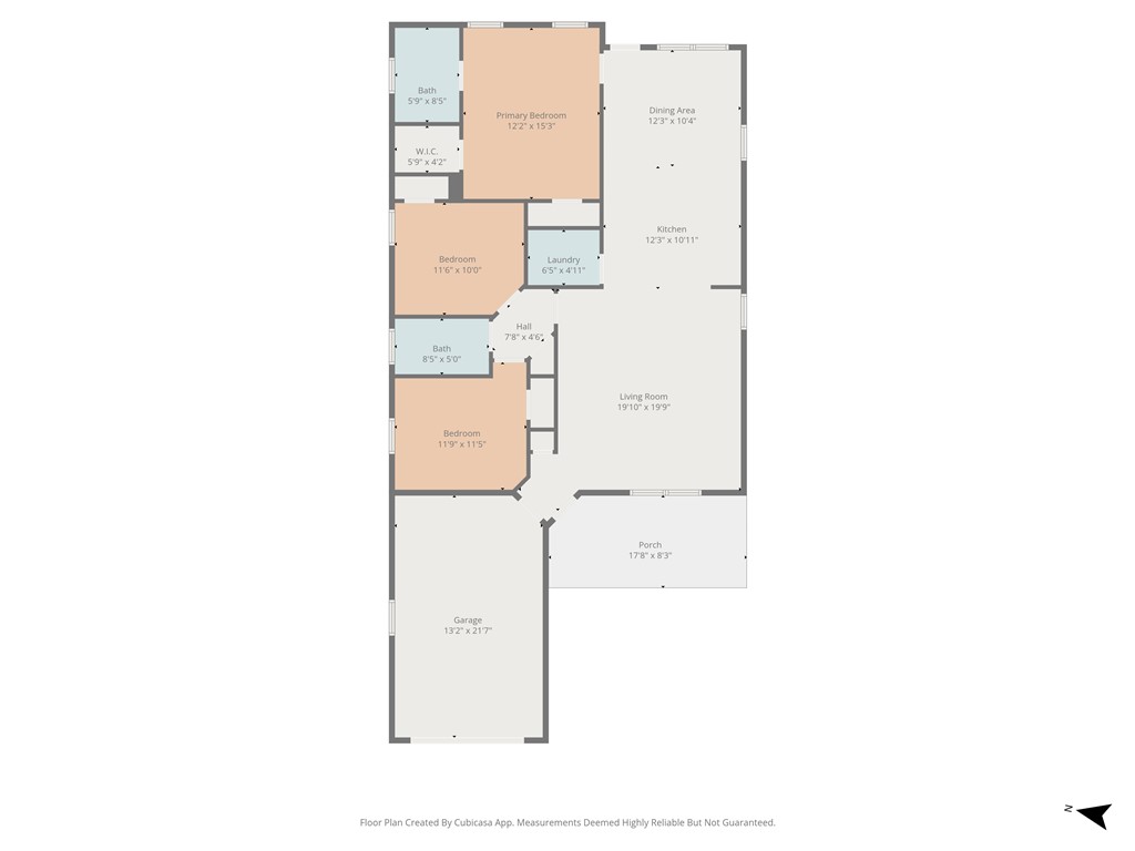 609 South Cherry Street Seneca, SC 29678 - Photo 24 of 24 Floor Plan
