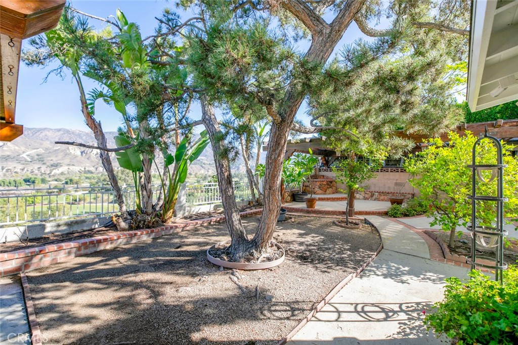 9071 Riderwood Drive Sunland, CA 91040 - Photo 27 of 46 a view of a yard with plants and trees