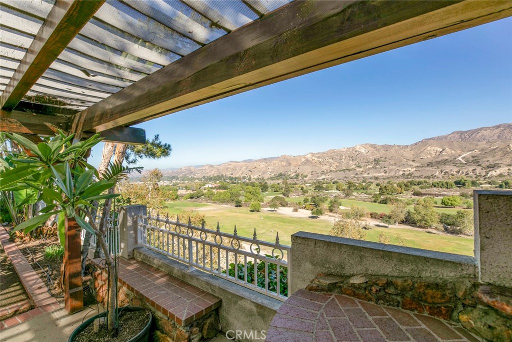 9071 Riderwood Drive Sunland, CA 91040 - Photo 29 of 46 a view of a balcony with an ocean view