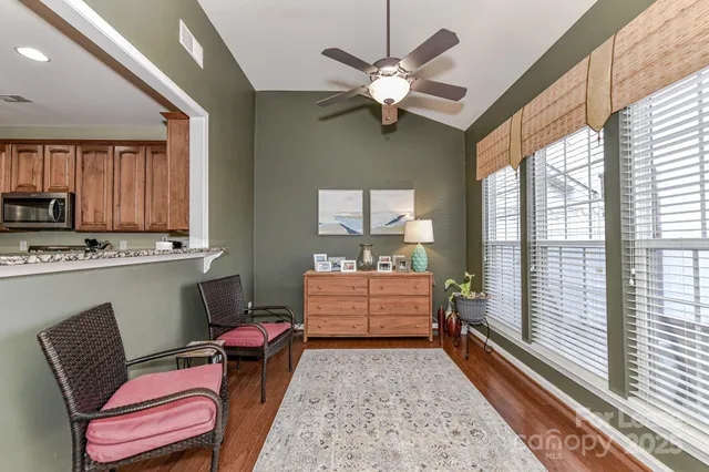 a room with furniture and a window