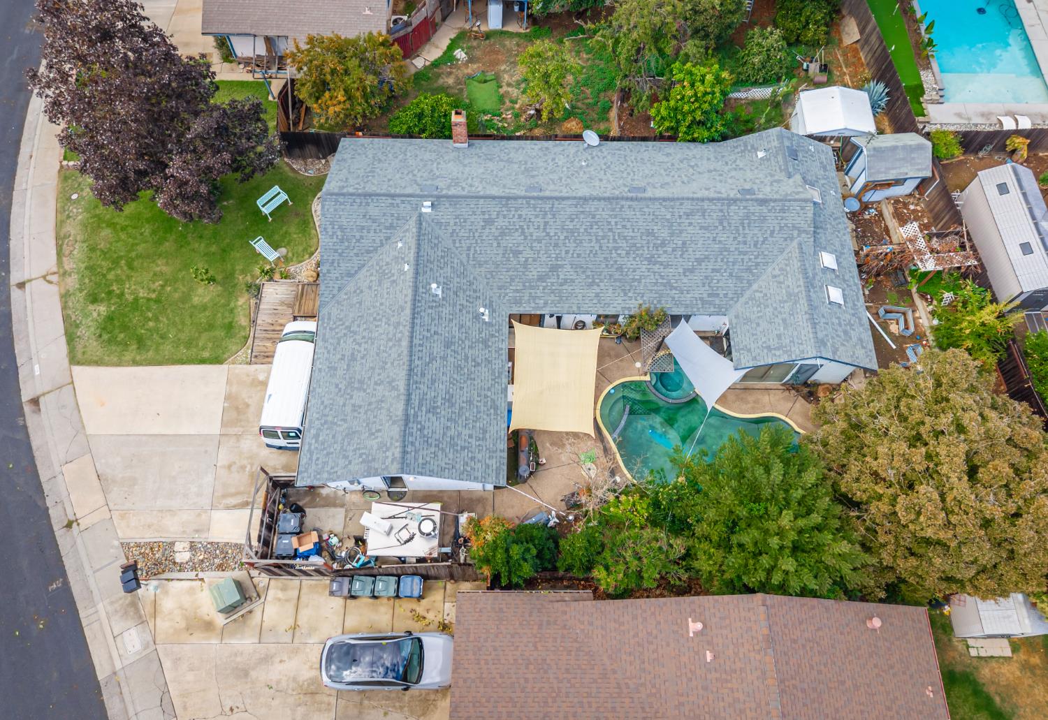 2266 River Trails Circle Rancho Cordova, CA 95670 - Photo 4 of 86 an aerial view of a house with outdoor space