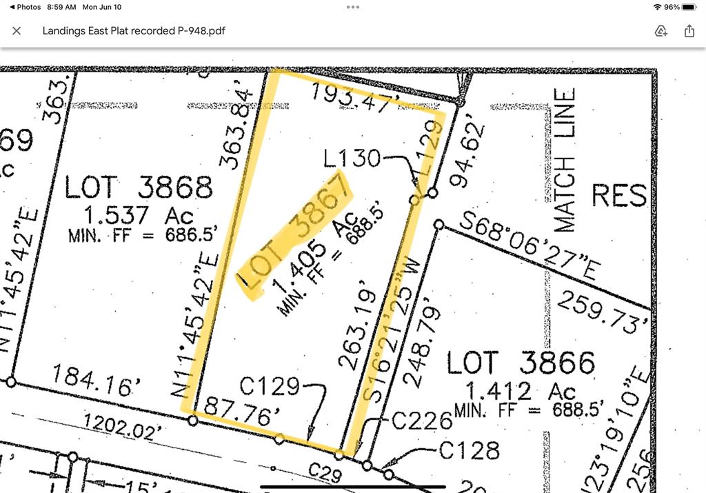 Lot Unit 3867 East Landings North Granbury Tx  