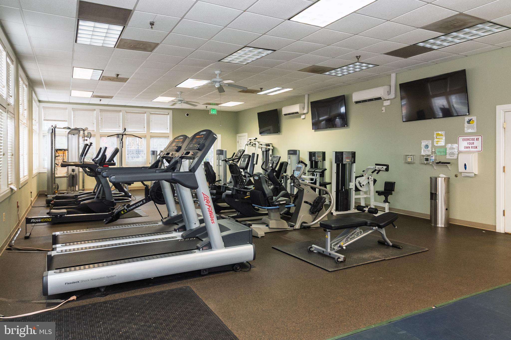 2788 Westminster Road Ellicott City, MD 21043 - Photo 69 of 75 a view of a room with gym equipment