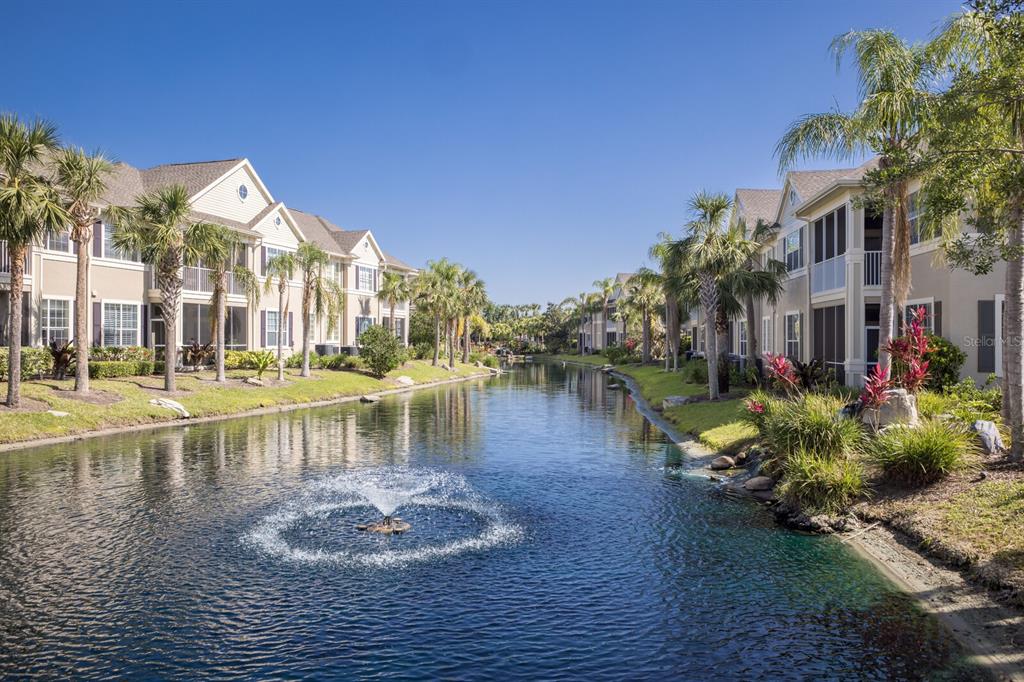 8035 St Simons Street, Unit 8035 University Park, FL 34201 - Photo 27 of 33 a lake view with palm trees