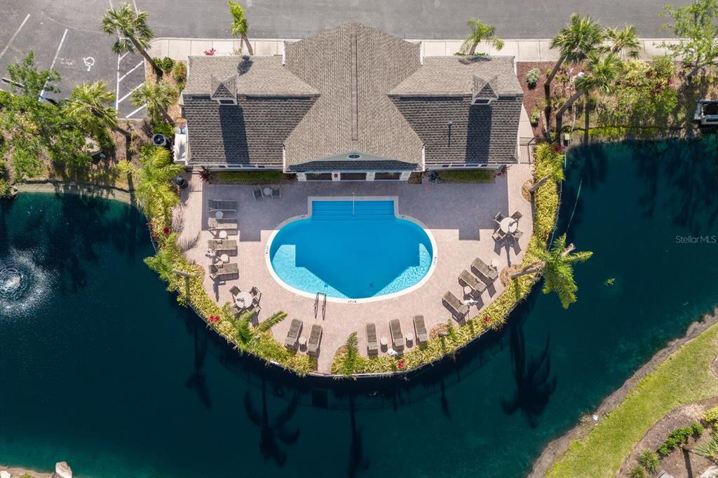 8035 St Simons Street, Unit 8035 University Park, FL 34201 - Photo 31 of 33 an aerial view of a house with outdoor space pool seating area and outdoor seating