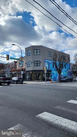 a view of a city with an ocean