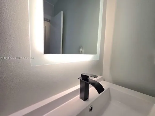 a bathroom with a sink