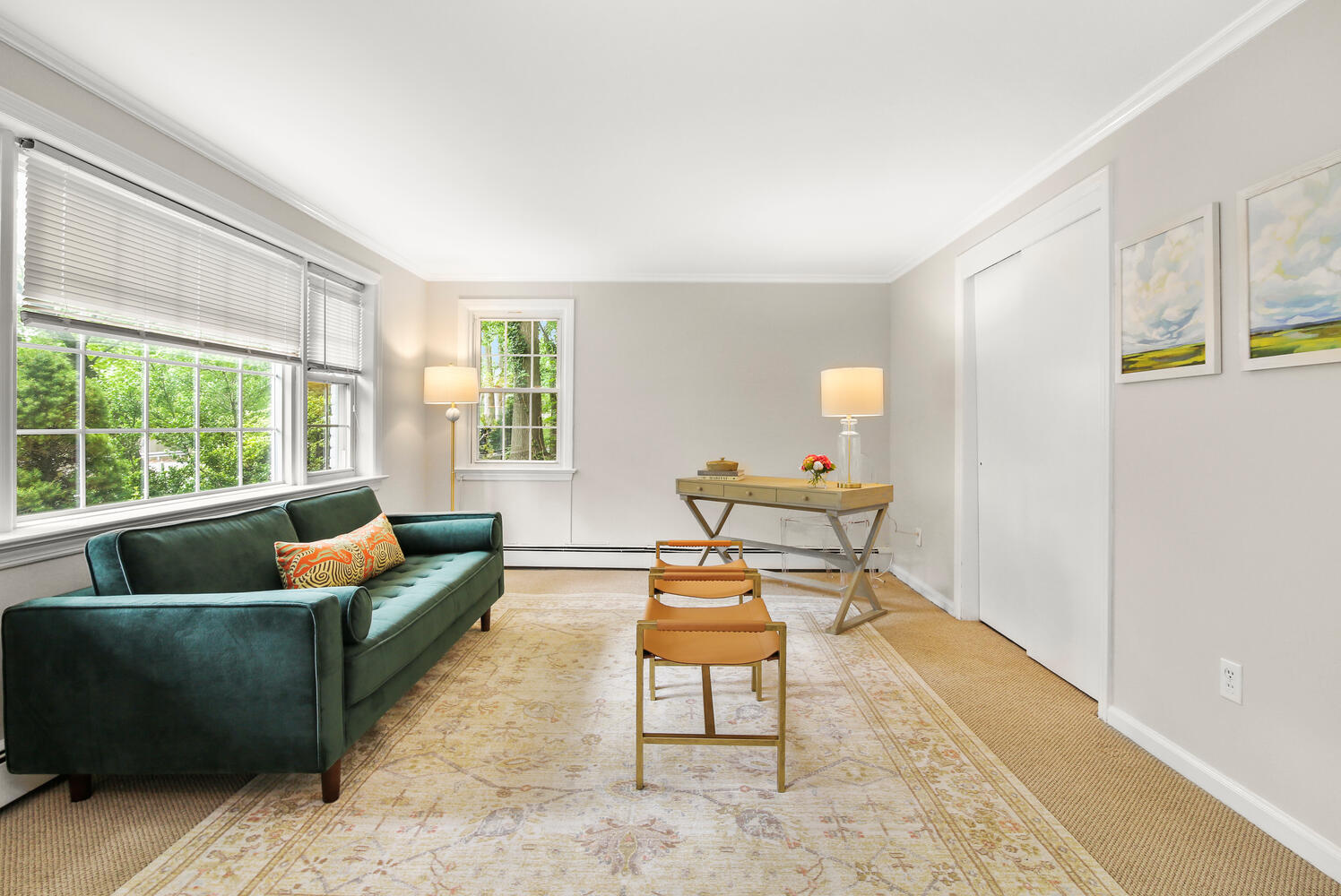 210 Tokeneke Road Darien, CT 06820 - Photo 4 of 24 a living room with furniture and a rug