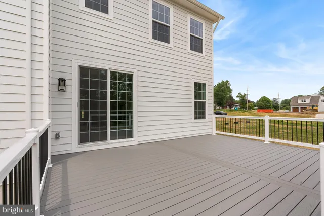 a view of a house with a deck